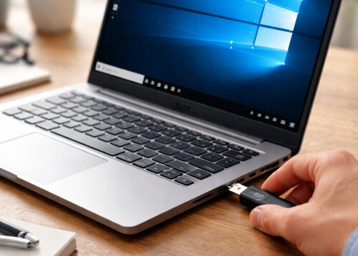 Branchez et lisez votre clé USB sur Windows 10
